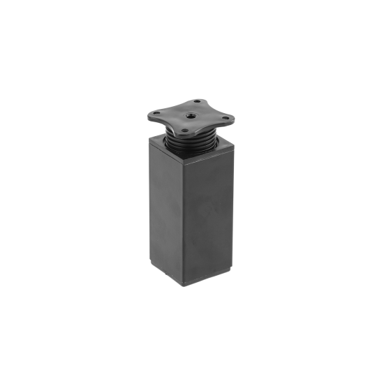 Noga za pohištvo dakp-26 100 mm (črna) kvadratna 40x40