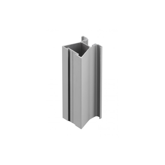 Aluminijska profil ručka ARCO, L=2,7 m,  10mm/4mm, aluminij