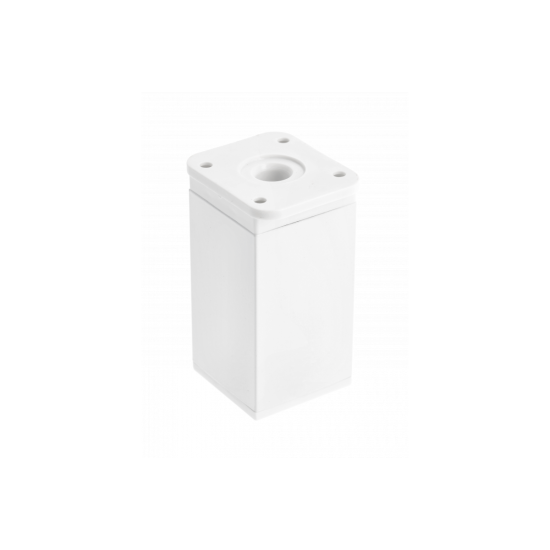 Noga za pohištvo dakp-26 100 mm (bela) kvadratna 40x40