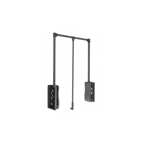 Garderobni lift 83/115, čelik -100% sivi