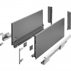 AXISPRO ladica 250 mm antracit - Iznimno visok H199