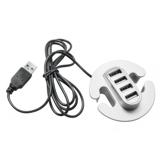 USB hub srebrni