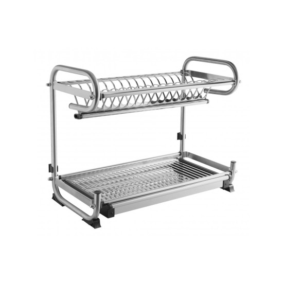 Dvoslojni odcejalnik za posodo D240*W482*H340 inox