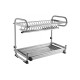 Dvoslojni odcejalnik za posodo D240*W482*H340 inox