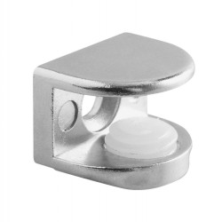 Nosač za staklenu policu A48, 4-8mm krom