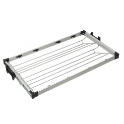 Aluminijasta polica za čevlje, 90 cm, polno izvlečna Aluminijasta polica za čevlje, 90 cm, polno izvlečna