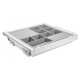 Organizator za ladice s tihim zatvaranjem ELITE 600mm, bijeli