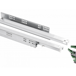 Vodilica donje montaže s usporivačem PRO L=300, regulacija 3D, sinkronizacija, ploča 18 mm