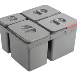 Sistem kontejnera  MULTINO NEW 600 3X15L + 1X7L antracit