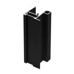 Aluminijasti profil ročaj NERO 18mm/4mm, črna