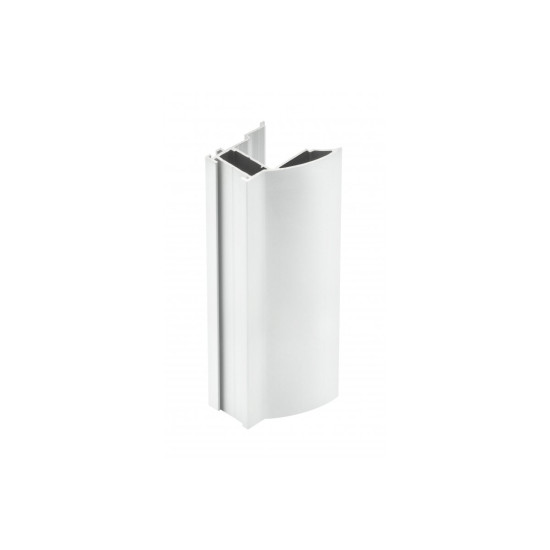 Aluminijska profil ručka NOVO S, L=2,7m, bijela