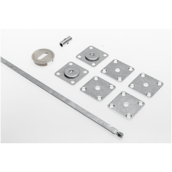 Ravni ispravljač vrata, cink, čelik, plastika