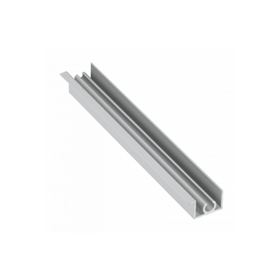 Aluminijasti profil, zgornja vodilica MOVENA 4 mm, L=3, aluminij