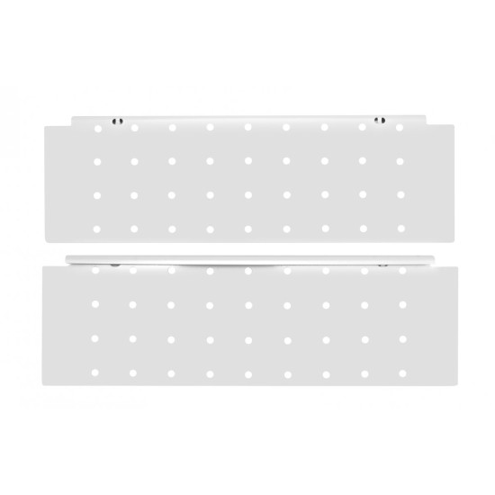 Perforirani bok za ModernBox®, visoki, L=500, sivi