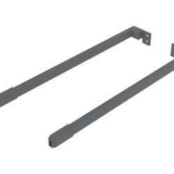 Uzdužni reling kvadratni za ladice AXISPRO 350mm antracit