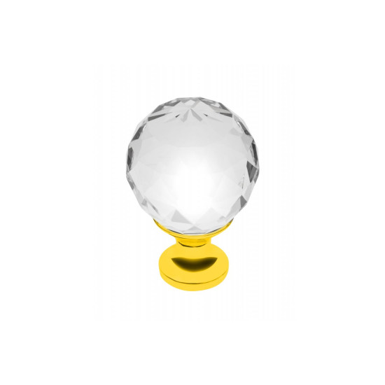 Dugme ručkica Crystal Palace A 30 mm (ZLATO + KRISTAL)