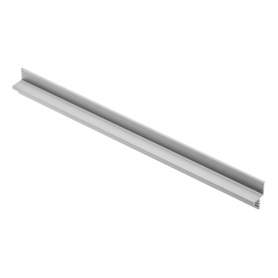 Aluminijski profil s utorom, 3.5m, crni mat