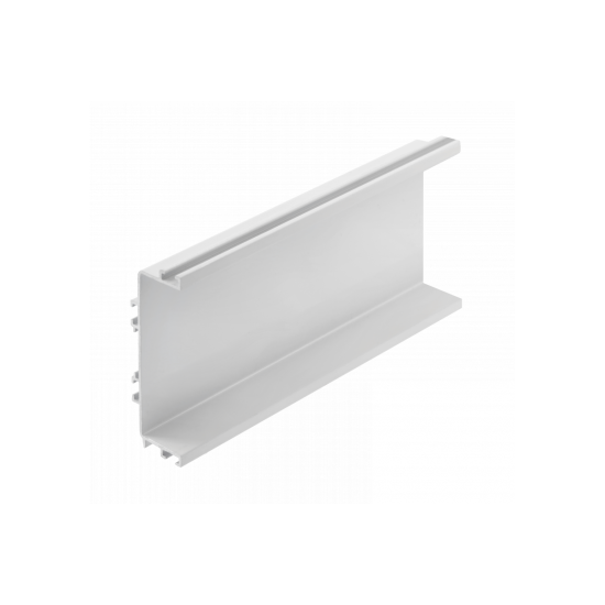 Aluminijasti profil VELLO sistem brez ročajev z LED funkcijo, C, bela, dolžina 3 m