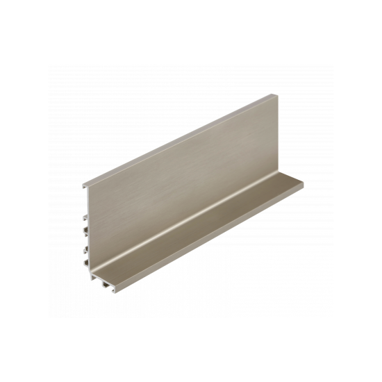 Aluminijasti profil VELLO sistem brez ročajev z LED funkcijo, L, inox, dolžina 3 m Aluminijasti profil VELLO sistem brez ročajev z LED funkcijo, L, inox, dolžina 3 m