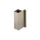 Aluminijski profil  VELLO  sistem bez ručkica , T jednostrani, inox, duljina  3 m