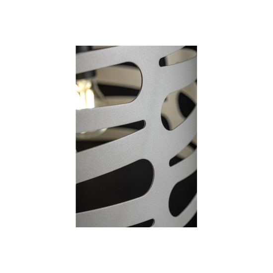 Plafonska svjetiljka  MARISA, AC220-240V,50/60Hz,3*E27, max.40W, IP20, śr.40 cm,trostruka  siva