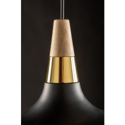 Plafonska svjetiljka  SKANDI 2,7382,AC220-240V,50/60Hz,1*E27, IP20,promjera  35 CM,pojedin.,crna