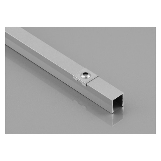 LED primijenjeni aluminijski profil GLAX Mini High 14mm Srebro 2m