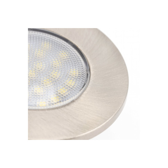 Barri PLUS LED set, 3x uvučeni okrugli svjetiljka 27 LED 3528SMD, hladno bijeli, 230V, 1.5W