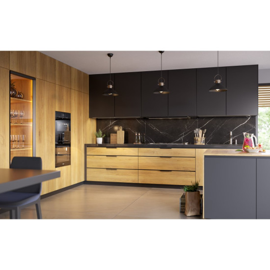 MBPRO Kvadratna uzdužna tračnica za ladice MBPRO 550mm antracit