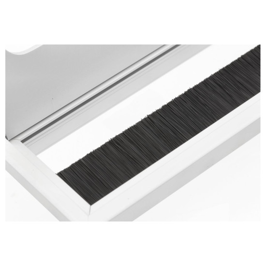 Stolni otvor za kablove MERIDA, 80x500,aluminij